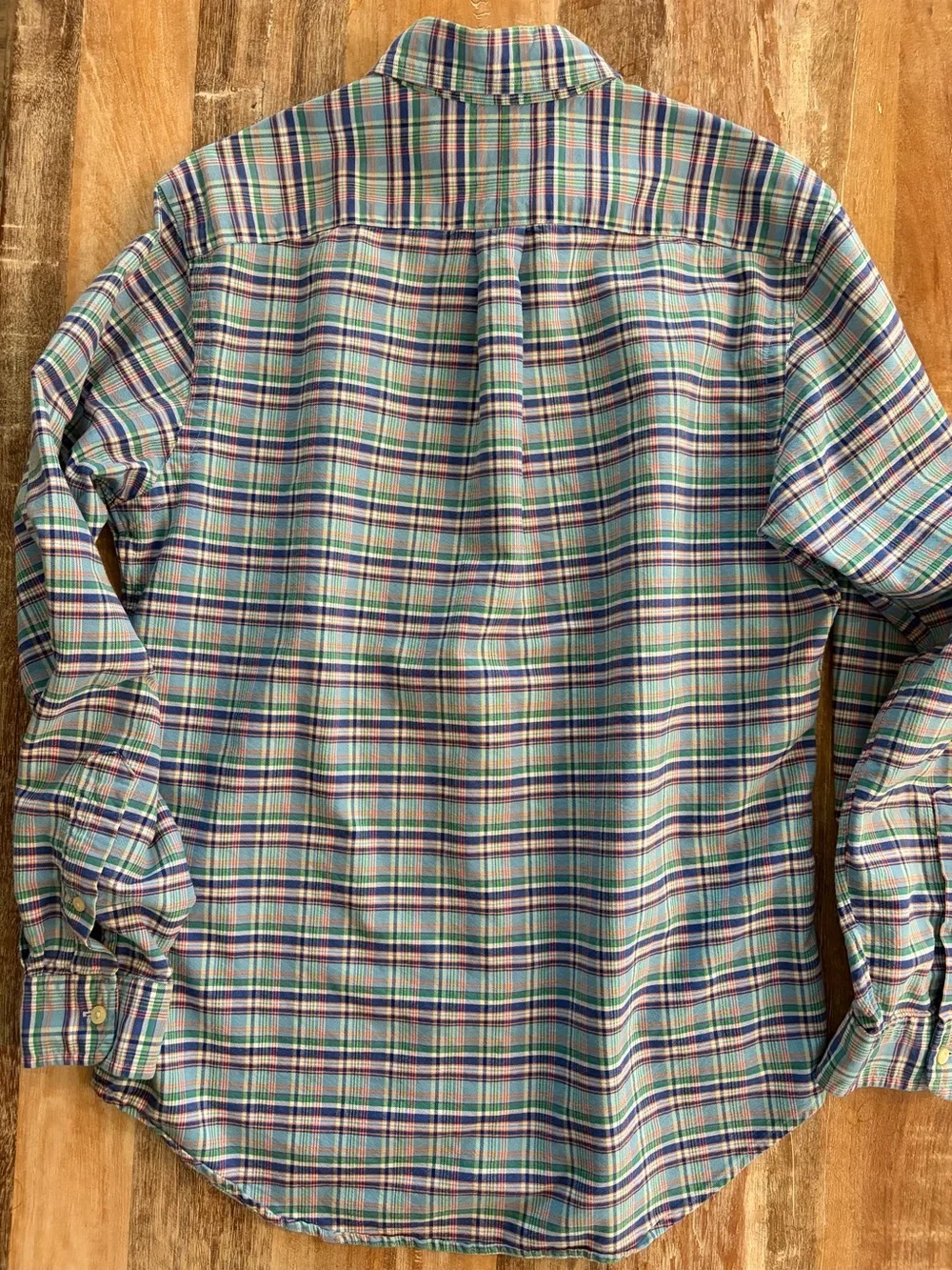 Polo Ralph Lauren‎ Plaid Button Down Shirt Size Medium Long Sleeve Preppy Pony